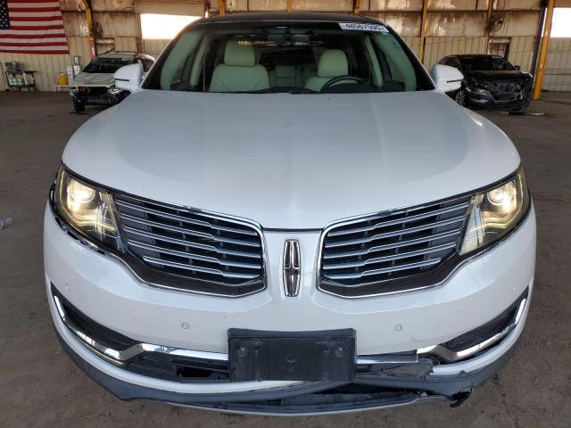 2LMTJ6LR2GBL52285 - 2016 LINCOLN MKX RESERVE WHITE photo 5