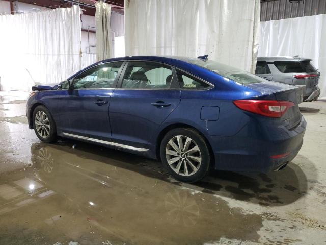 5NPE34AF3GH390712 - 2016 HYUNDAI SONATA SPORT BLUE photo 2