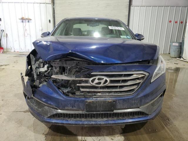 5NPE34AF3GH390712 - 2016 HYUNDAI SONATA SPORT BLUE photo 5