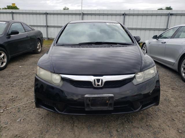 2HGFA1F59BH300006 - 2011 HONDA CIVIC LX BLACK photo 5