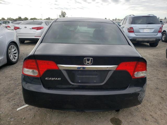 2HGFA1F59BH300006 - 2011 HONDA CIVIC LX BLACK photo 6