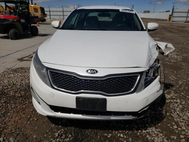 KNAGM4A76F5551175 - 2015 KIA OPTIMA LX WHITE photo 5