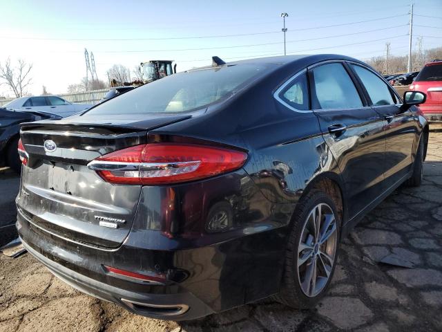 3FA6P0K97LR137125 - 2020 FORD FUSION TITANIUM BLACK photo 3