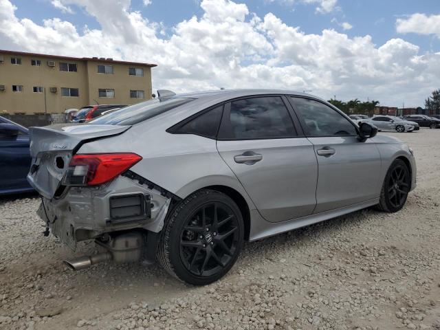 2HGFE2F58NH585974 - 2022 HONDA CIVIC SPORT SILVER photo 3