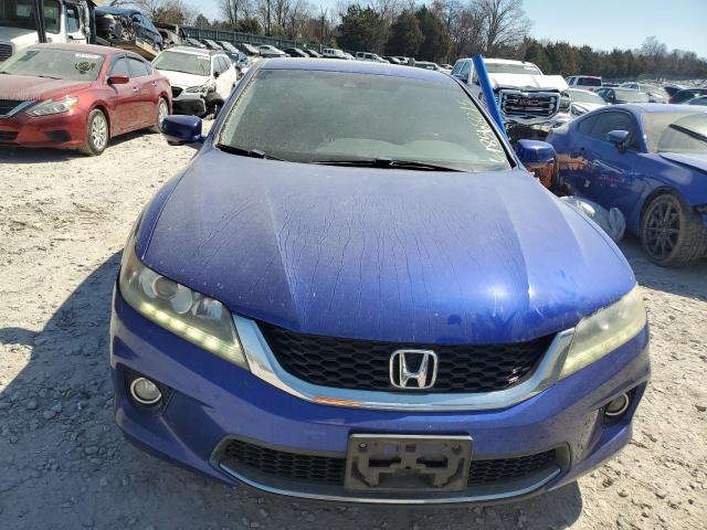 1HGCT2B89EA005204 - 2014 HONDA ACCORD EXL BLUE photo 5