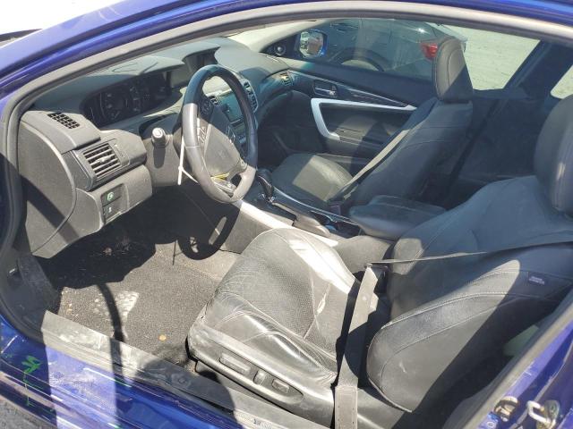 1HGCT2B89EA005204 - 2014 HONDA ACCORD EXL BLUE photo 7