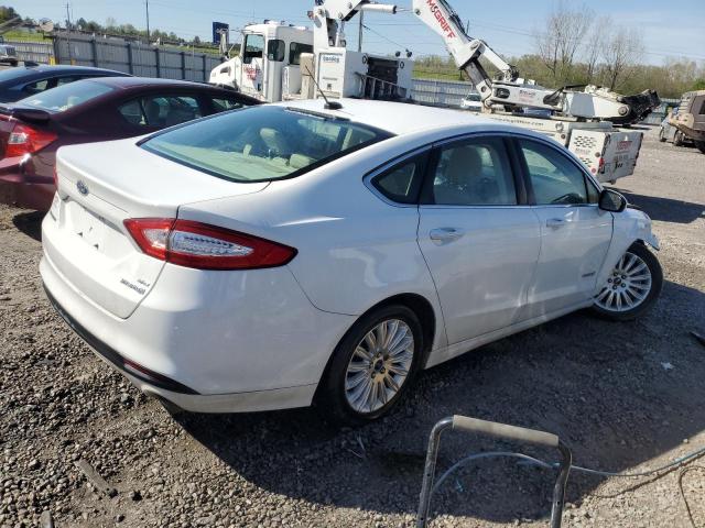 3FA6P0LU2DR220563 - 2013 FORD FUSION SE HYBRID WHITE photo 3