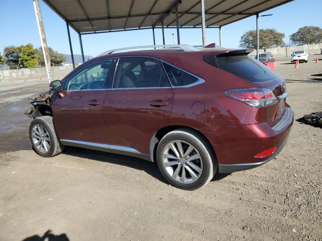 2T2ZK1BA5EC134105 - 2014 LEXUS RX 350 BURGUNDY photo 2