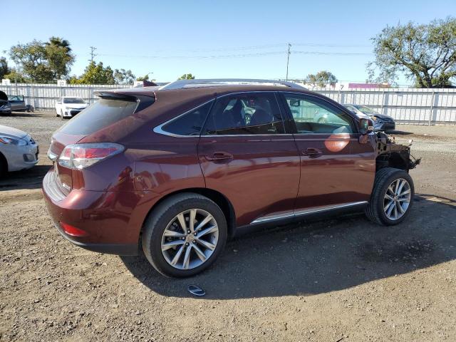 2T2ZK1BA5EC134105 - 2014 LEXUS RX 350 BURGUNDY photo 3