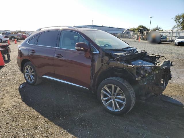 2T2ZK1BA5EC134105 - 2014 LEXUS RX 350 BURGUNDY photo 4