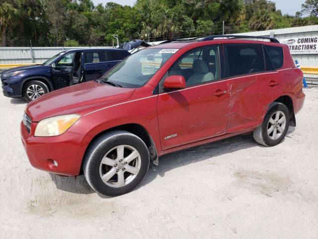 JTMBD31V686072001 - 2008 TOYOTA RAV4 LIMITED RED photo 1