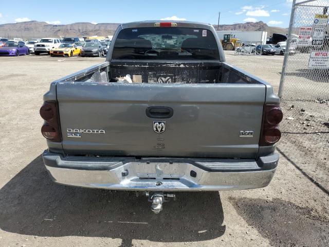 1D7HE48N46S583204 - 2006 DODGE DAKOTA QUAD SLT GRAY photo 6