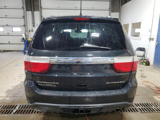 1C4RDJEG4DC651627 - 2013 DODGE DURANGO CITADEL BLACK photo 6