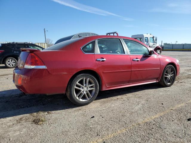 2G1WC5E37D1188228 - 2013 CHEVROLET IMPALA LTZ RED photo 3