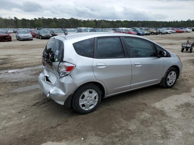 JHMGE8H33DC025300 - 2013 HONDA FIT SILVER photo 3