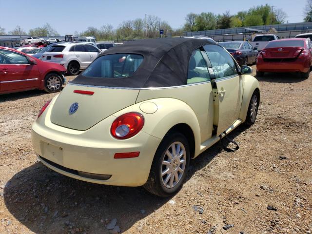 3VWRF31Y16M322922 - 2006 VOLKSWAGEN NEW BEETLE CONVERTIBLE OPTION PACKAGE 1 YELLOW photo 3