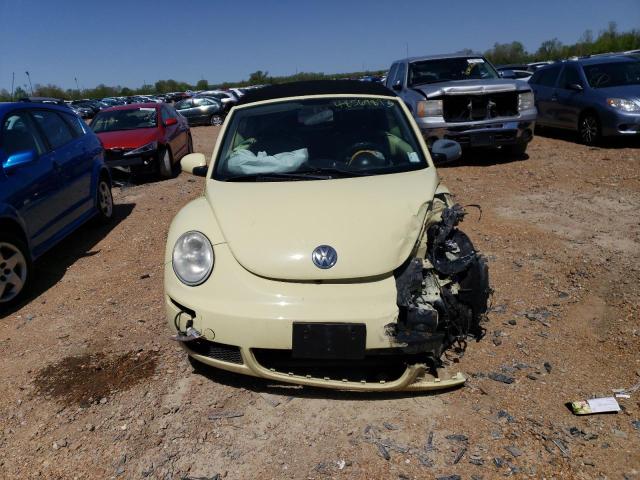 3VWRF31Y16M322922 - 2006 VOLKSWAGEN NEW BEETLE CONVERTIBLE OPTION PACKAGE 1 YELLOW photo 5
