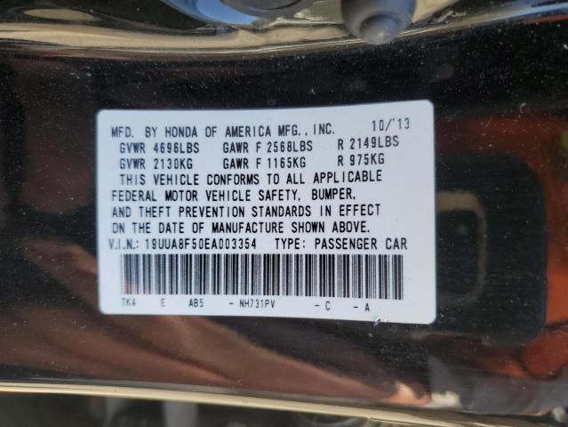 19UUA8F50EA003354 - 2014 ACURA TL TECH BLACK photo 12