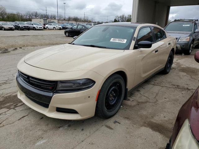 2C3CDXKT8HH624349 - 2017 DODGE CHARGER POLICE TAN photo 1