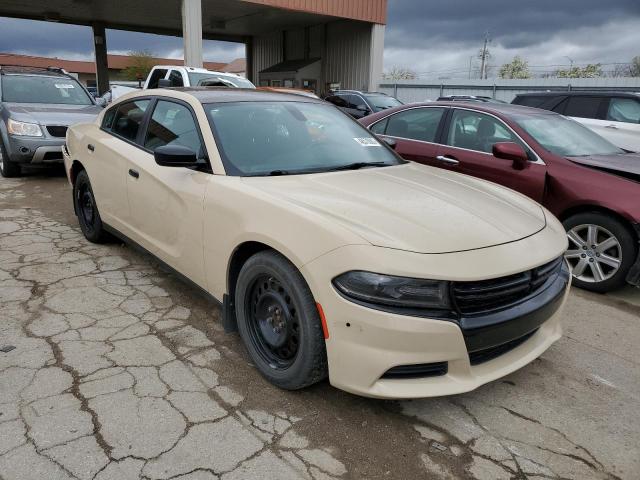 2C3CDXKT8HH624349 - 2017 DODGE CHARGER POLICE TAN photo 4