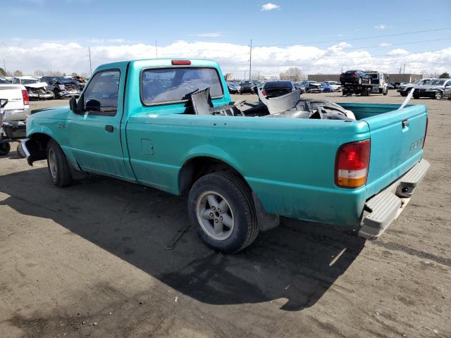 1FTCR10U7PPA04799 - 1993 FORD RANGER GREEN photo 2