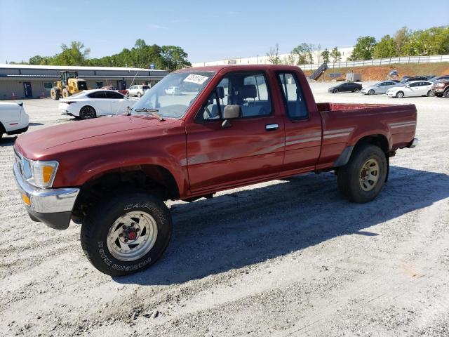 JT4VN13D2M5067963 - 1991 TOYOTA PICKUP 1/2 TON EXTRA LONG WHEELBASE DLX BURGUNDY photo 1