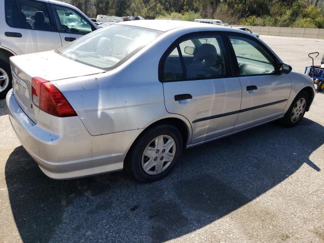 2HGES16464H608303 - 2004 HONDA CIVIC DX SILVER photo 3