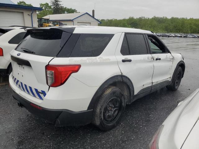 1FM5K8AB0LGA20125 - 2020 FORD EXPLORER POLICE INTERCEPTOR 白色 照片 3