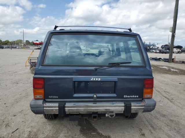 1J4FJ58LXKL407287 - 1989 JEEP CHEROKEE LAREDO BLUE photo 6