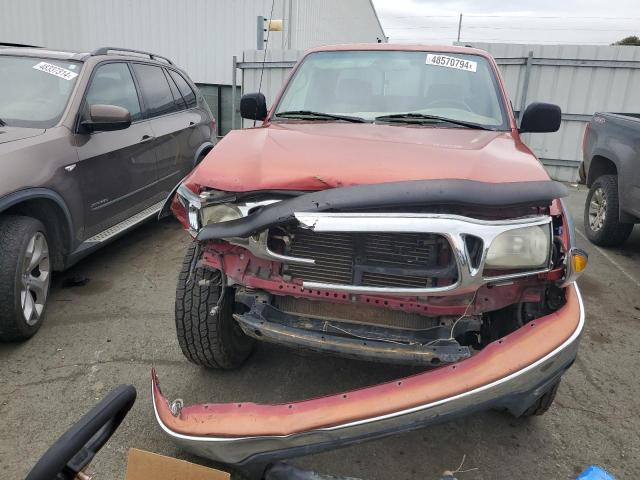 5TEWN72N61Z782707 - 2001 TOYOTA TACOMA XTRACAB RED photo 5