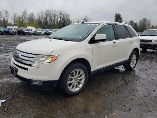 2FMDK38C19BA35486 - 2009 FORD EDGE SEL WHITE photo 1