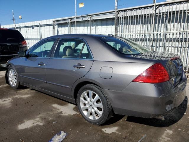 1HGCM66537A081878 - 2007 HONDA ACCORD EX CHARCOAL photo 2