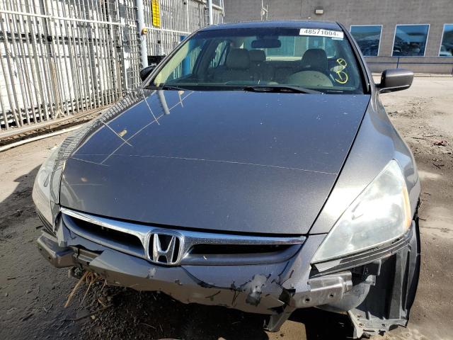 1HGCM66537A081878 - 2007 HONDA ACCORD EX CHARCOAL photo 5