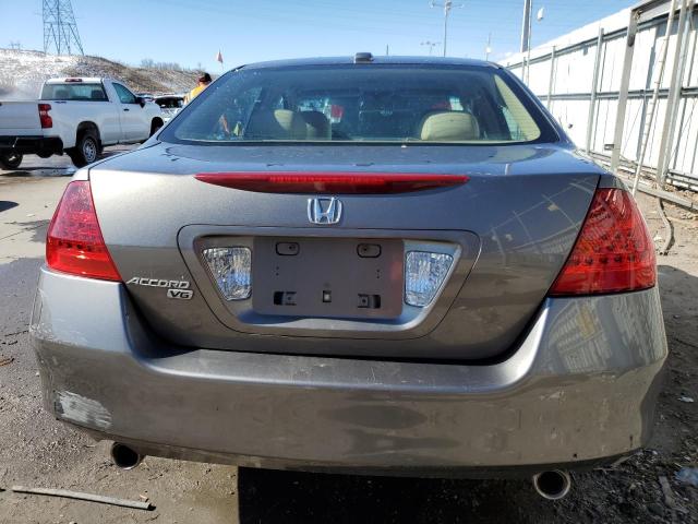 1HGCM66537A081878 - 2007 HONDA ACCORD EX CHARCOAL photo 6