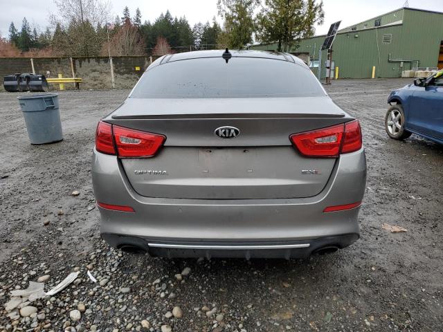 5XXGR4A65EG272922 - 2014 KIA OPTIMA SX GRAY photo 6