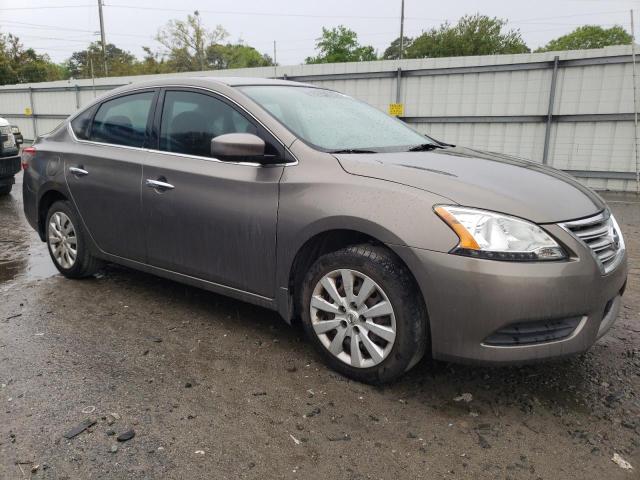 3N1AB7AP5FY322878 - 2015 NISSAN SENTRA S GRAY photo 4