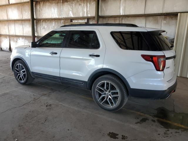 1FM5K8GT0GGB79975 - 2016 FORD EXPLORER SPORT WHITE photo 2