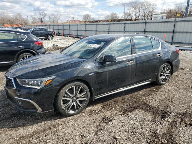 JH4KC2F99KC000242 - 2019 ACURA RLX SPORT HYBRID ADVANCE BLACK photo 1