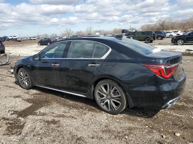 JH4KC2F99KC000242 - 2019 ACURA RLX SPORT HYBRID ADVANCE BLACK photo 2
