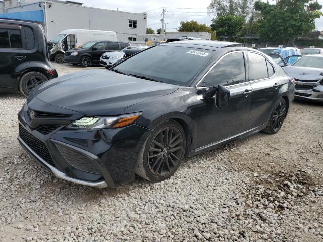 4T1K61AK9MU432934 - 2021 TOYOTA CAMRY XSE BLACK photo 1