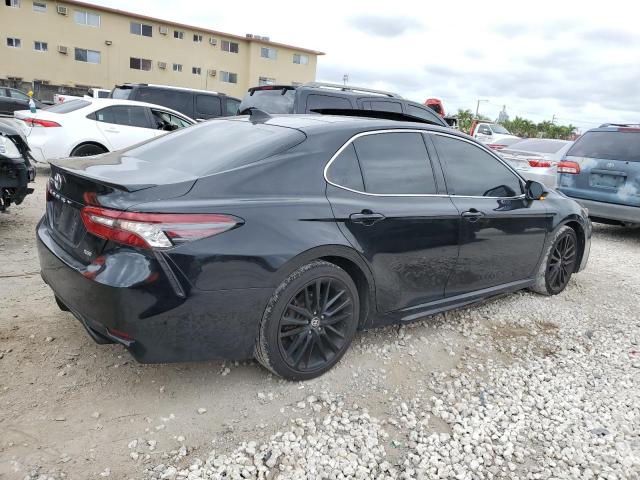 4T1K61AK9MU432934 - 2021 TOYOTA CAMRY XSE BLACK photo 3