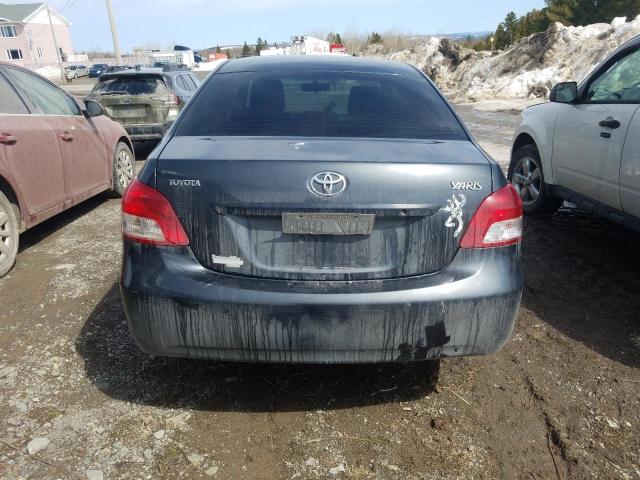 JTDBT923781216624 - 2008 TOYOTA YARIS CHARCOAL photo 6