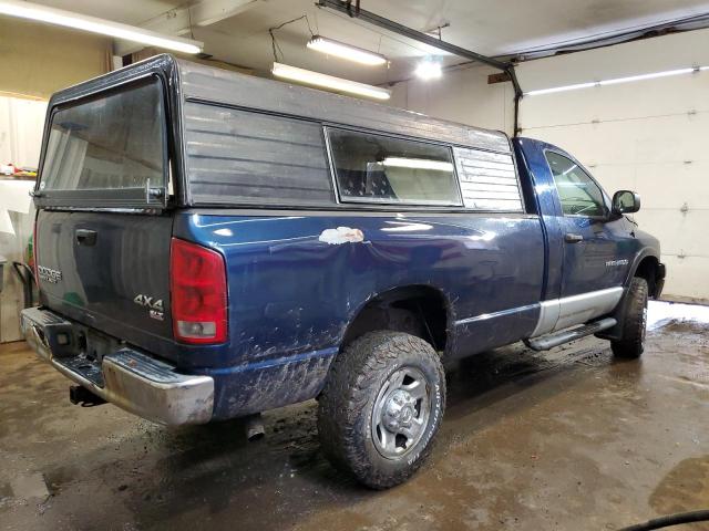 3D7KU26DX4G240912 - 2004 DODGE RAM 2500 ST BLUE photo 3