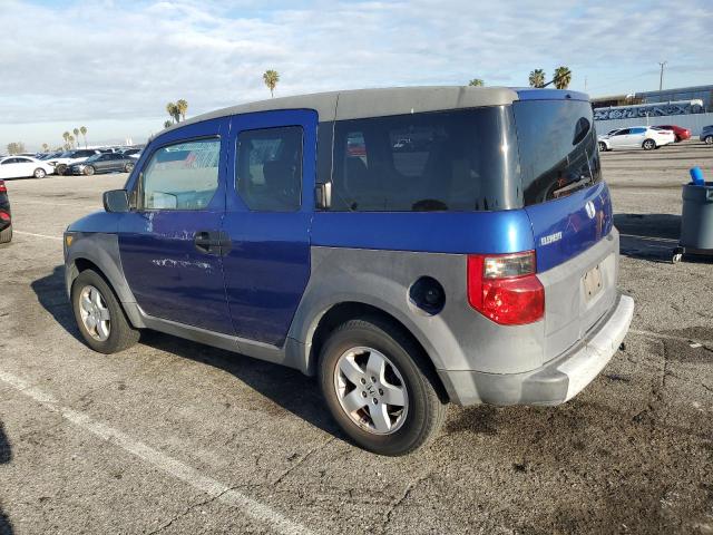 5J6YH28574L011566 - 2004 HONDA ELEMENT EX BLUE photo 2