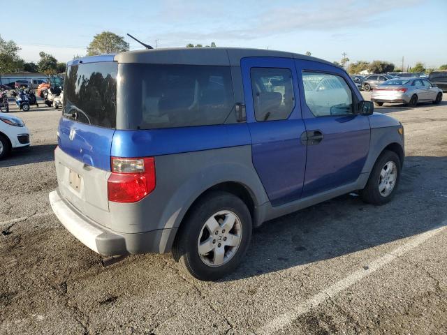 5J6YH28574L011566 - 2004 HONDA ELEMENT EX BLUE photo 3