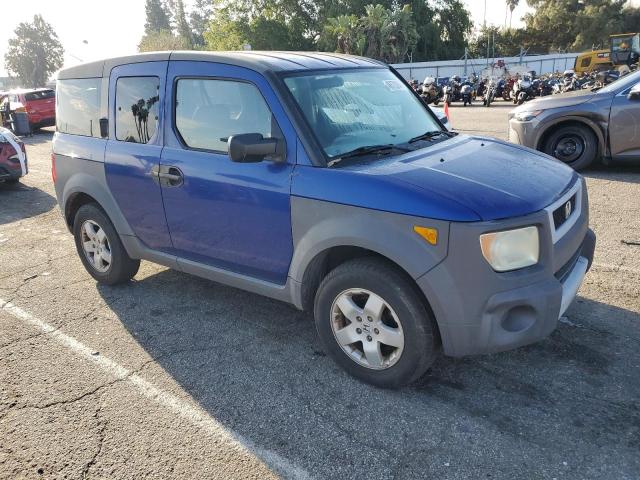 5J6YH28574L011566 - 2004 HONDA ELEMENT EX BLUE photo 4