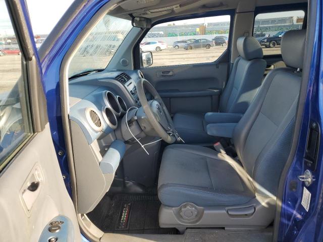 5J6YH28574L011566 - 2004 HONDA ELEMENT EX BLUE photo 7