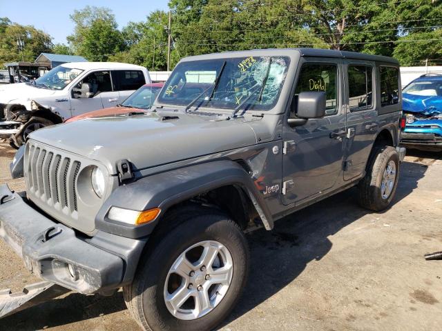 1C4HJXDN3KW636698 - 2019 JEEP WRANGLER U SPORT GRAY photo 1