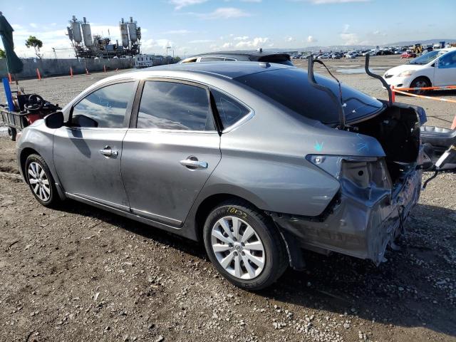 3N1AB7AP5HL657364 - 2017 NISSAN SENTRA S GRAY photo 2