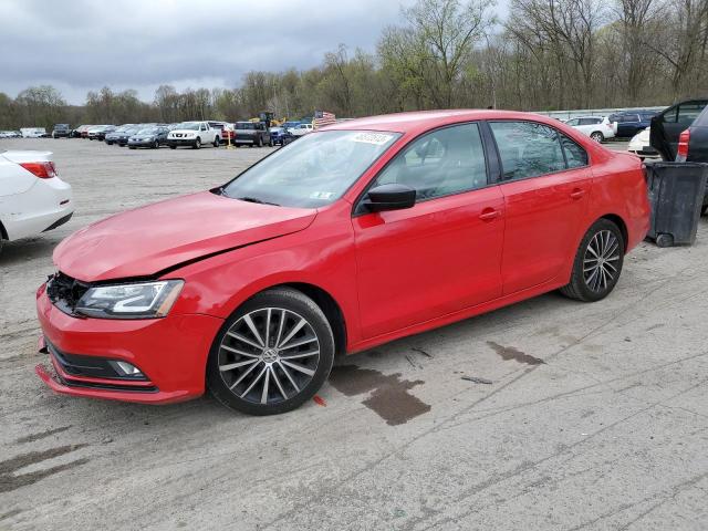 3VWD17AJ7GM273651 - 2016 VOLKSWAGEN JETTA SPORT RED photo 1